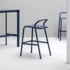 Taburete de jardín carcasa de aluminio Made in Italy - Noss by Varaschin Viadurini