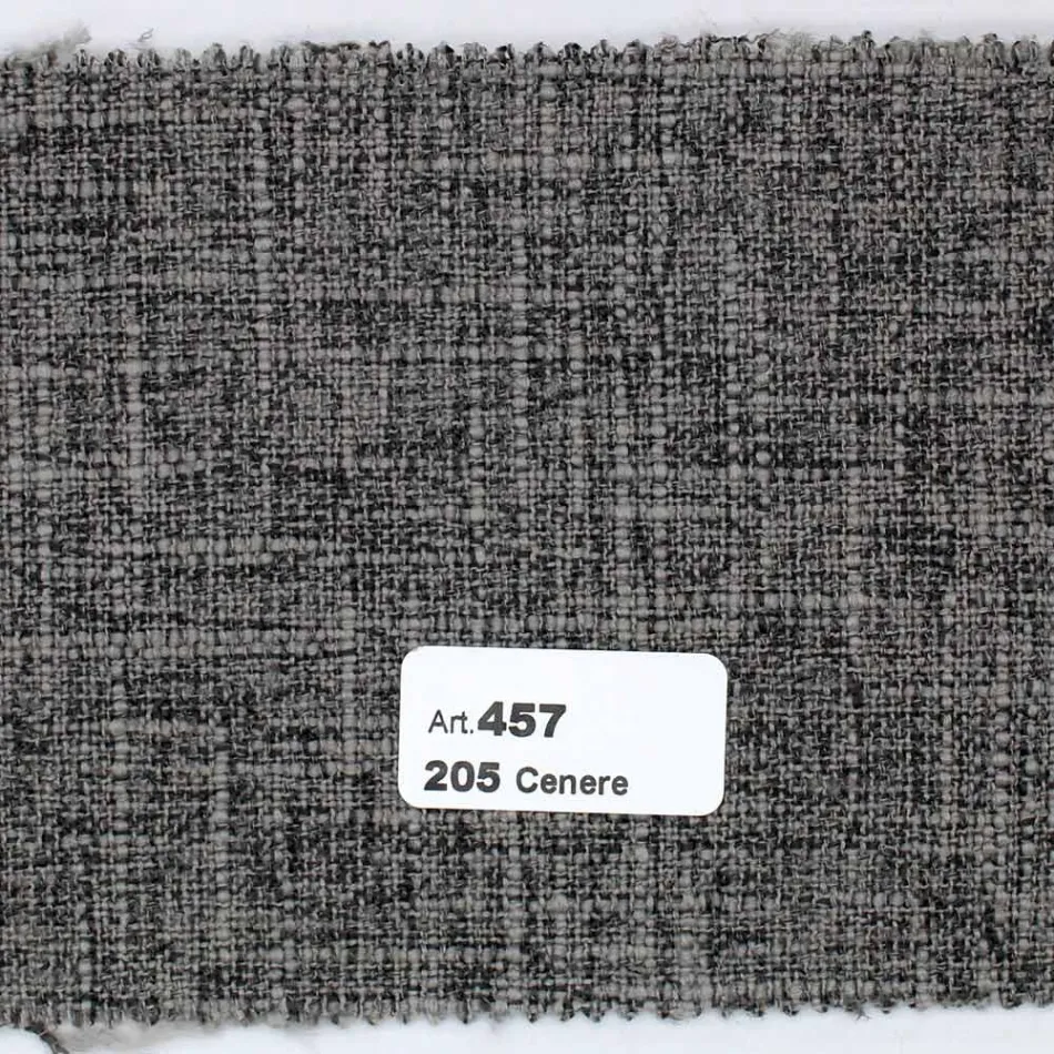 Taburete de salón con respaldo bajo Made in Italy - Orietta Viadurini