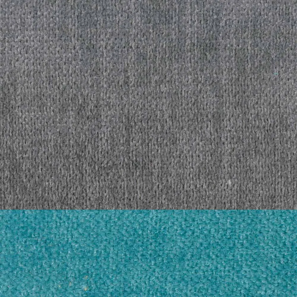 Taburete de salón elegante de diseño moderno en tela con borde - Scarat Viadurini