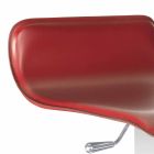 Taburete de diseño con asiento ajustable y base de cromo Inigo Viadurini