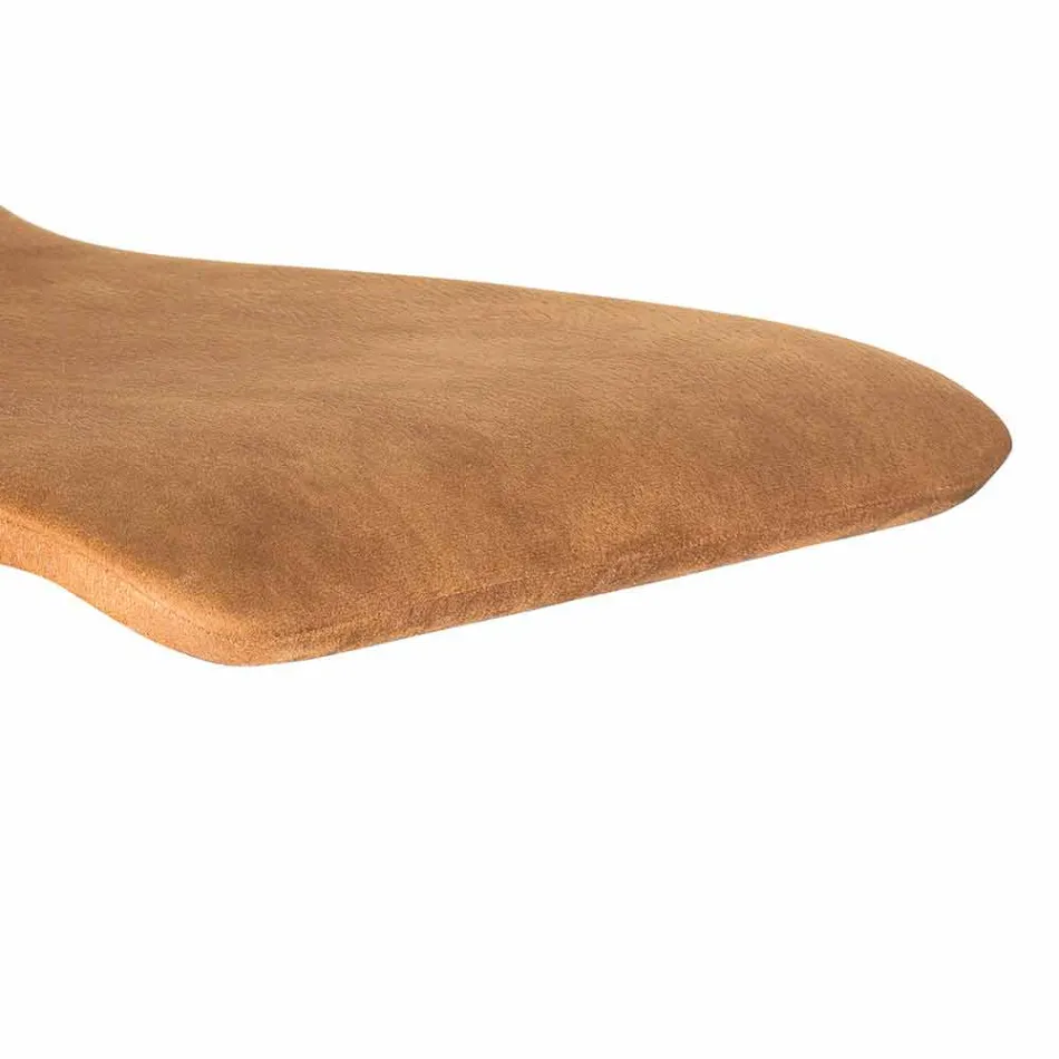 Taburete de diseño con asiento ajustable y base de cromo Inigo Viadurini