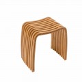 Taburete de diseño de bambú curvo en caliente Gorizia