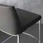 Taburete de diseño para cocina o comedor Celine H80 Viadurini