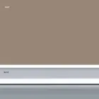 Taburete fijo en ecopiel, diseño moderno Al.65 cm - Alina Viadurini