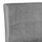 Taburete giratorio con respaldo de diseño moderno Gord, H 113 cm Viadurini