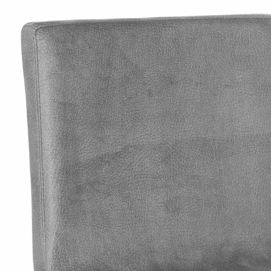 Taburete giratorio con respaldo de diseño moderno Gord, H 113 cm Viadurini