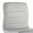 Taburete Giratorio con Respaldo en Diferentes Tamaños Made in Italy - Parma Viadurini