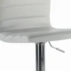 Taburete Giratorio con Respaldo en Diferentes Tamaños Made in Italy - Parma Viadurini