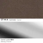 Taburete giratorio de tela y acero con elevador de gas Made in Italy - Marchesi Viadurini