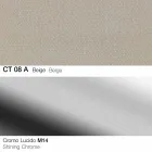 Taburete giratorio de tela y acero con elevador de gas Made in Italy - Marchesi Viadurini