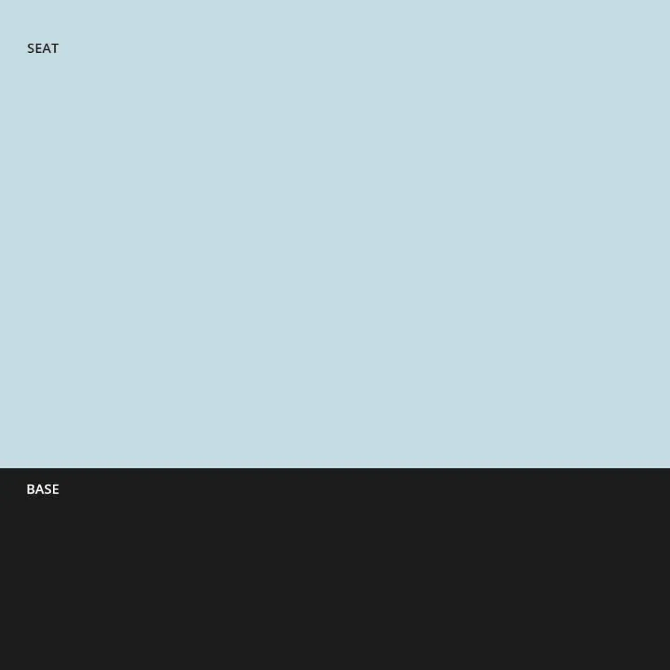 Taburete Apilable en Metal y Polipropileno Hecho en Italia, 2 Piezas - Charla Viadurini