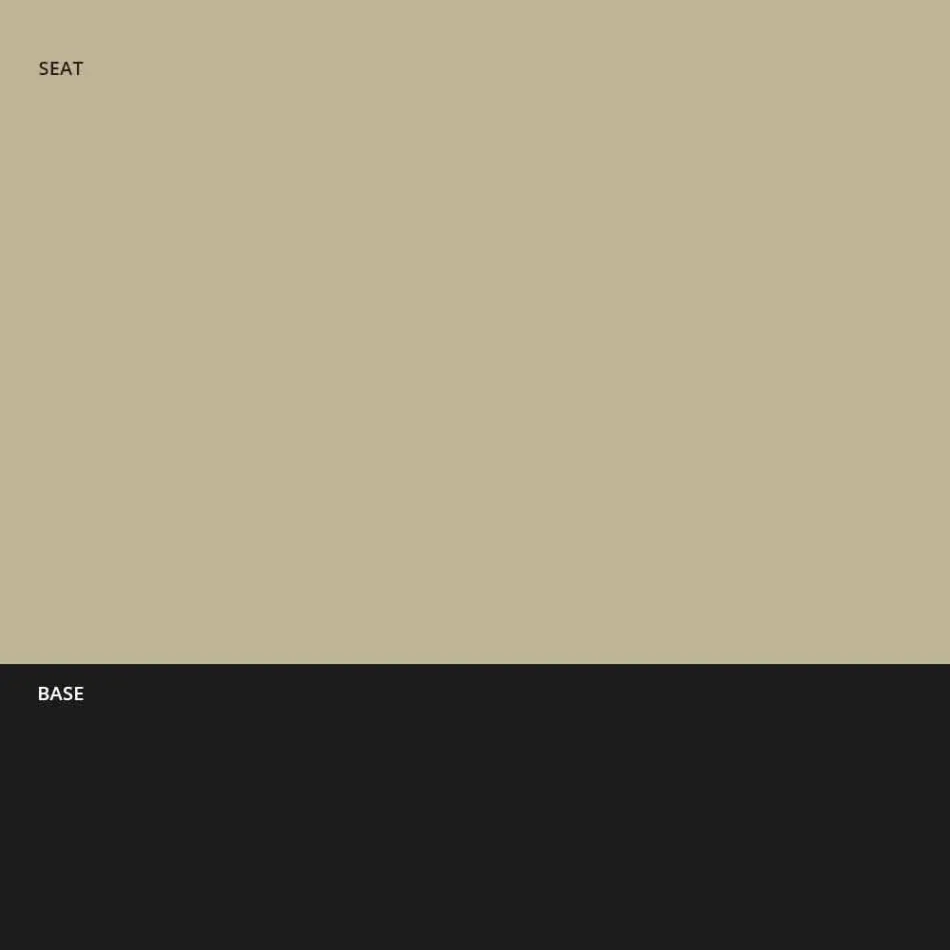 Taburete Apilable en Metal y Polipropileno Hecho en Italia, 2 Piezas - Charla Viadurini