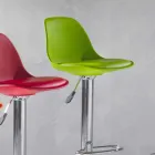 Taburete de polipropileno, diseño moderno y elevable - Rosa Viadurini