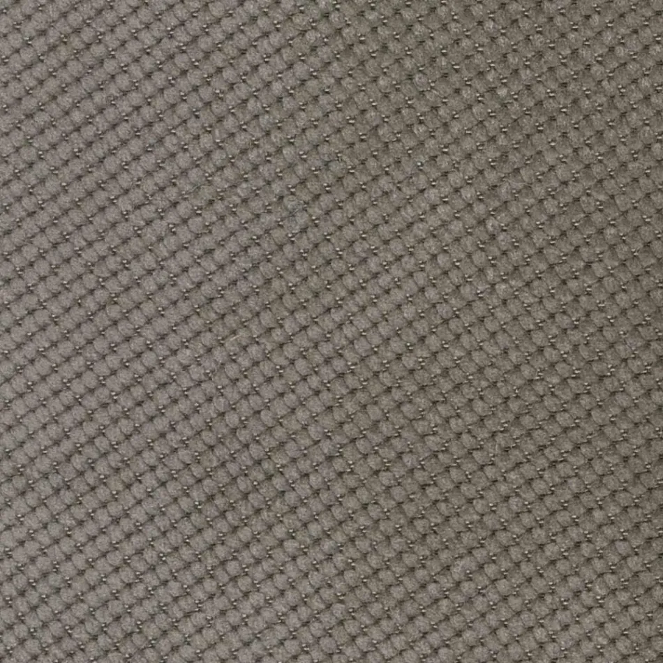 Taburete en Tela y Metal Antracita Diseño Made in Italy - Nautilus Viadurini