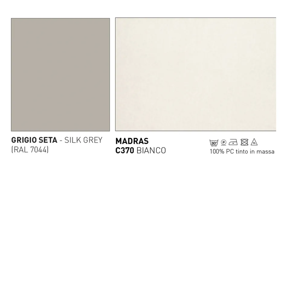 Taburete de exterior con cojines incluidos Made in Italy - Noss by Varaschin Viadurini