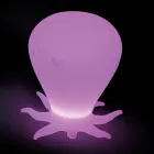 Taburete de exterior recargable con forma de pulpo en polipropileno - Ardea Viadurini