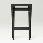 Taburete plegable y apilable de fresno macizo - Write Viadurini