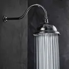 Cabezal de ducha anti-cal en acero y latón clásico Made in Italy - Mingo Viadurini