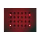 Cabezal de ducha Bossini rectangular a chorro con cromoterapia. Viadurini