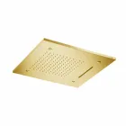 Cabezal de ducha de techo de acero inoxidable con 3 jets Made in Italy - Frido Viadurini