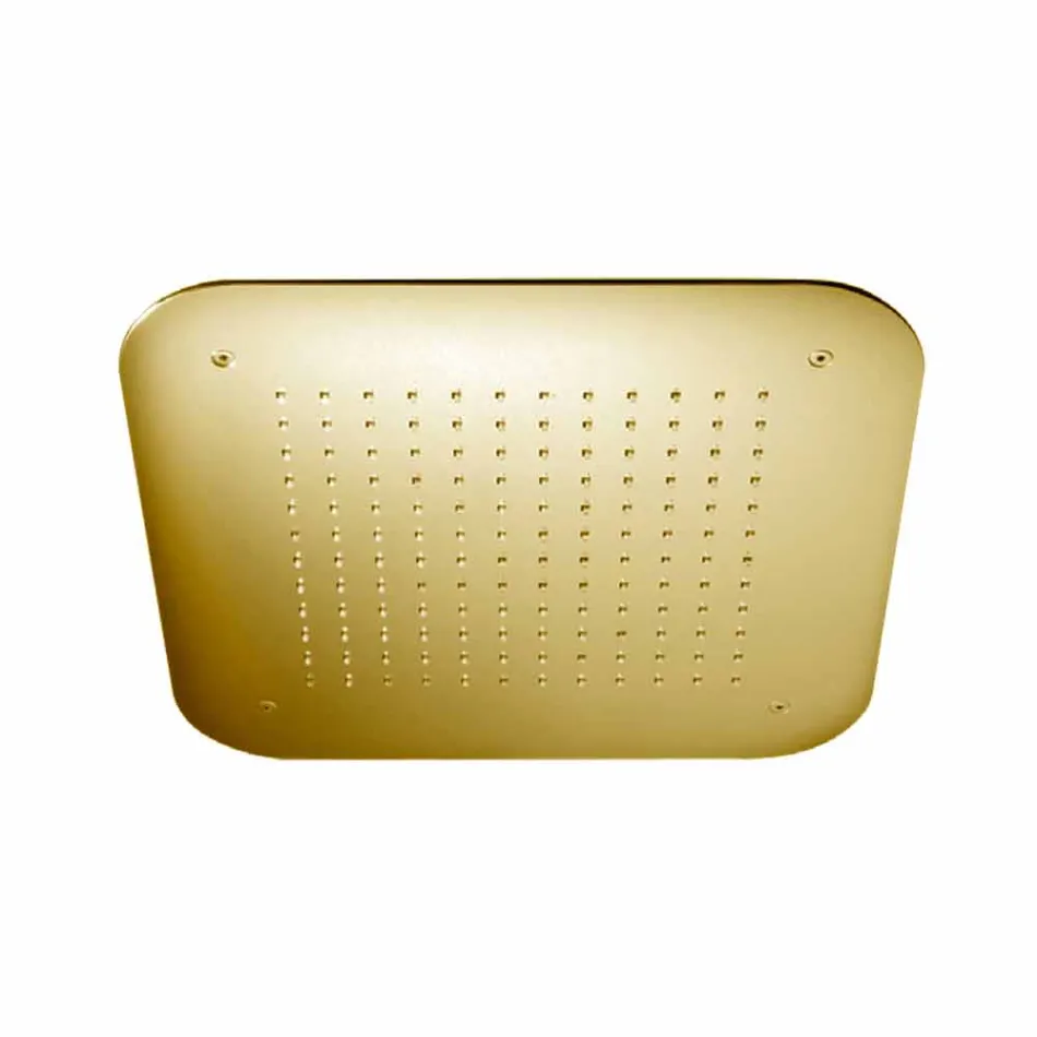 Cabezal de ducha de techo de un solo chorro de acero inoxidable Made in Italy - Elcan Viadurini