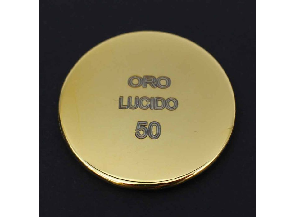 Cabezal de ducha de lujo con cromoterapia y Bluetooth Made in Italy - Elbo Viadurini
