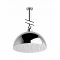 Cabezal de ducha en acero acabado cromado campana Made in Italy - Auro