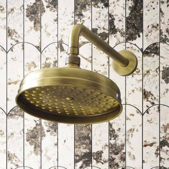 Cabezal de ducha de chorro simple de latón Diseño clásico Made in Italy - Tenco
