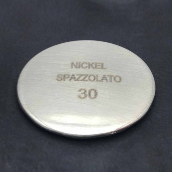 Cabezal de ducha de un solo chorro de acero inoxidable con cromoterapia LED Made in Italy - Sauron
