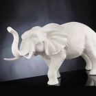 Adorno de cerámica en forma de elefante hecho a mano Made in Italy - Fante Viadurini