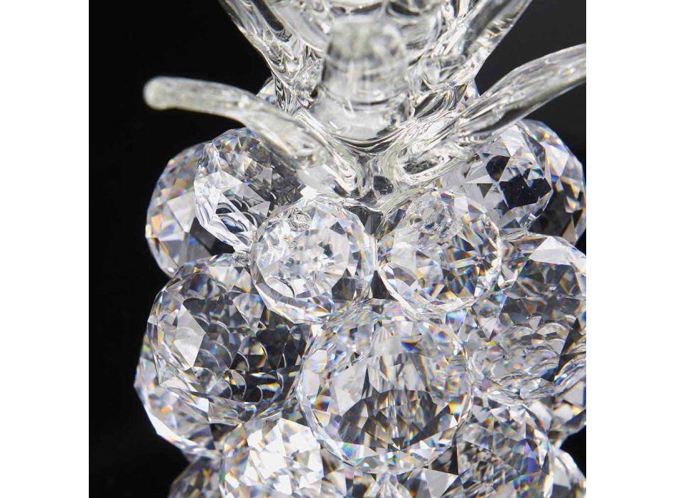 Adorno decorativo de cristal en forma de piña Made in Italy - Piña Viadurini