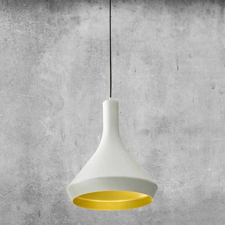 Suspensión de diseño en aluminio Made in Italy - Capadocia Aldo Bernardi Viadurini