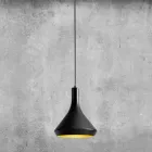 Suspensión de diseño en aluminio Made in Italy - Capadocia Aldo Bernardi Viadurini