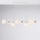 Lámpara colgante de hierro lacado, fabricada en Italia, para decoración de interiores - Berlín Viadurini