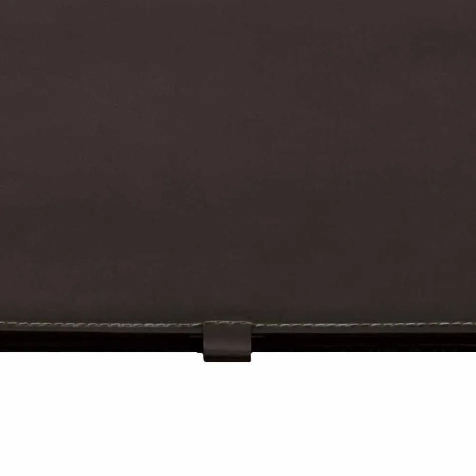 Cojín de escritorio de diseño en cuero regenerable que se puede abrir Hecho en Italia - Aristóteles Viadurini