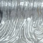 Espejo de pared de plata, madera dorada moderna producida en Italia Teodoro Viadurini