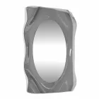 Espejo de pared de diseño moderno Diva ahumado, hecho en Italia. Viadurini