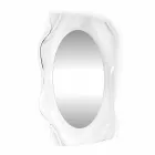 Espejo de pared de diseño moderno transparente Diva, hecho en Italia Viadurini