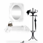 Espejo de pared de diseño moderno transparente Diva, hecho en Italia Viadurini