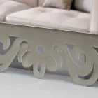 Espejo de pared rectangular de diseño moderno en plexiglás Tortora - Selly Viadurini