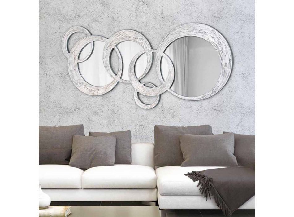 Espejo de pared de diseño Circles de Viadurini Decor Viadurini