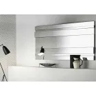 Espejo de pared de vidrio y metal de diseño moderno Hecho en Italia - Pallino Viadurini