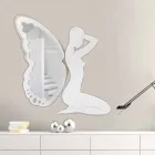 Espejo de pared de diseño Trilli Bianca de Viadurini Decor Viadurini