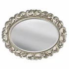 Espejo de pared de madera de abeto hecho a mano moderno hecho en Italia Darío Viadurini