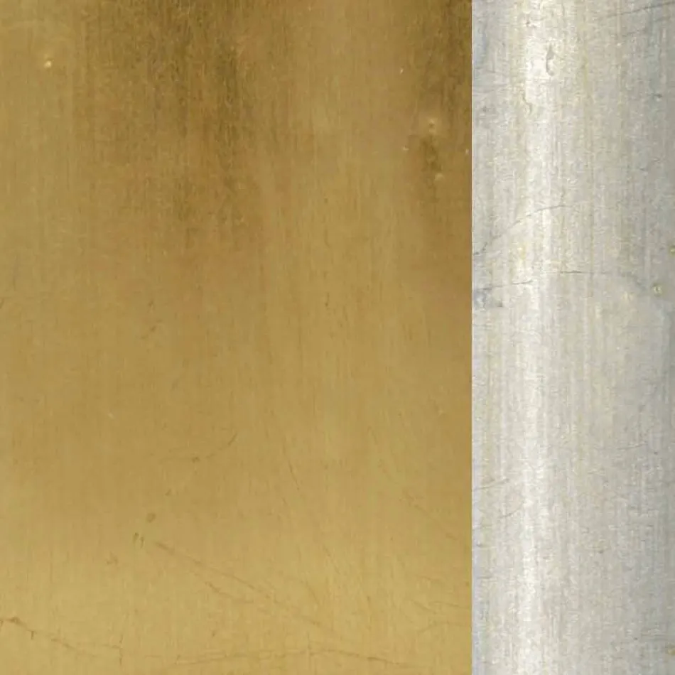 Espejo de pared de madera y mdf hecho en Italia Sobremesa consola Andrea Viadurini