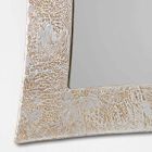 Espejo de pared en resina y hoja de plata de Venecia Viadurini