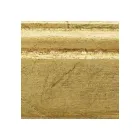 Espejo rectangular en pan de oro y espejo de suelo Made in Italy - Rangi Viadurini