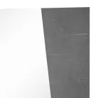 Espejo de pared con diseño italiano de madera de pizarra blanca brillante - Joris Viadurini