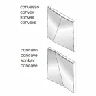 Espejo de pared modular con espejos cóncavos y convexos Hecho en Italia - Alergia Viadurini