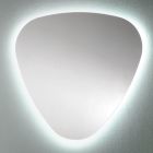 Espejo de pared en forma para baño con retroiluminación LED preciosa - Trigolo Viadurini